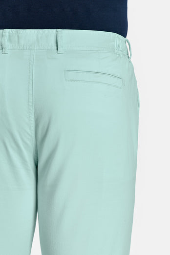Mints * Die Longs mint green stretch cotton men's trousers | MR MARVIS