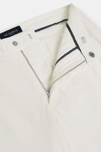 Coconuts * Die Longs off white stretch cotton men's trousers | MR MARVIS