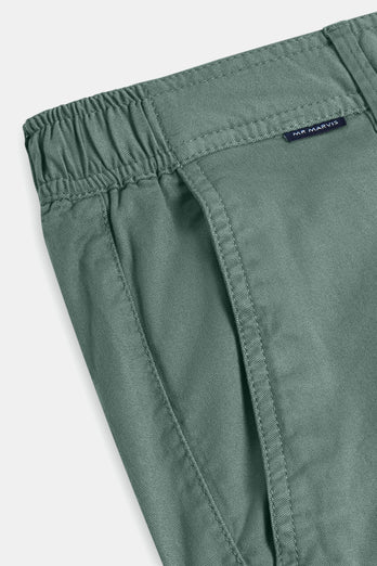 Felsons * Die Longs mid green stretch cotton men's trousers | MR MARVIS