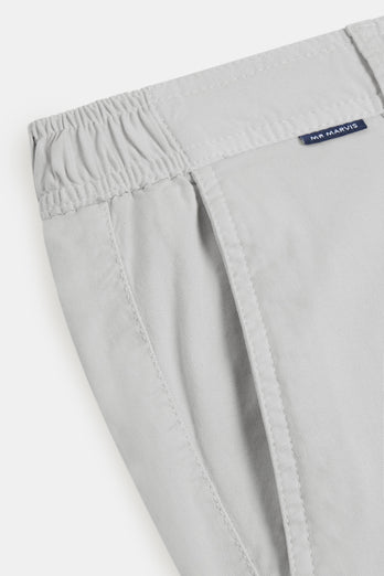 Gullwings * Die Longs light grey stretch cotton men's trousers | MR MARVIS
