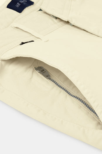 Limoncellos * Die Longs light yellow stretch cotton men's trousers | MR MARVIS