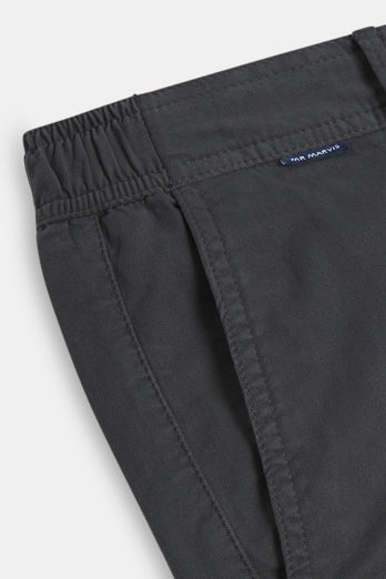 Storms * Die Longs dark grey stretch cotton men's trousers | MR MARVIS