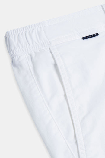 Wimbledons * Die Longs all white stretch cotton men's trousers | MR MARVIS