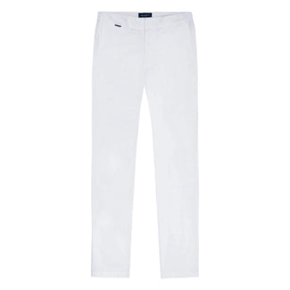 Wimbledons * Die Longs all white stretch cotton men's trousers | MR MARVIS