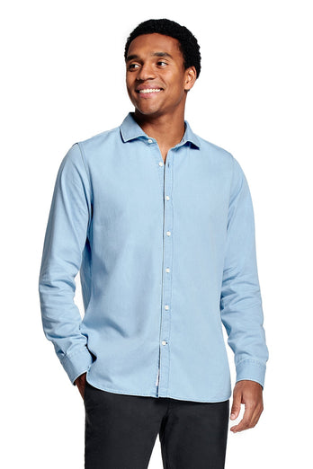 Charles * Die Denim Shirts ultra light blue men's denim shirt | MR MARVIS