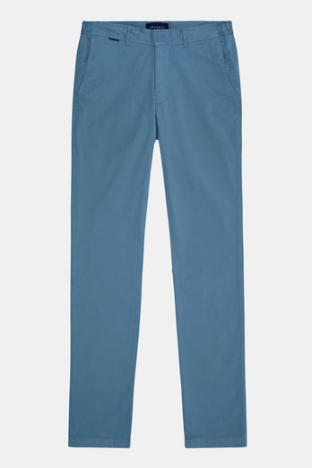 blue stretch cotton men's trousers | MR MARVIS