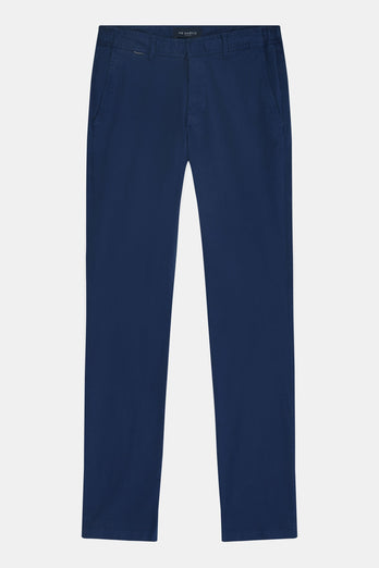 dark blue stretch cotton men's trousers | MR MARVIS