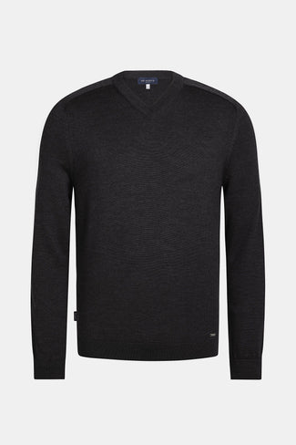 Storms * Der Merino V-Neck Pullover
