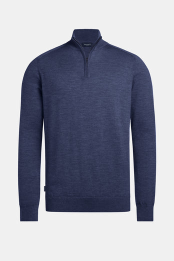 Kingfishers * Der Merino Zip-Pullover