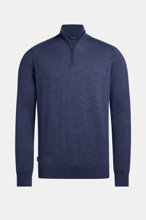 Kingfishers * Der Merino Zip-Pullover