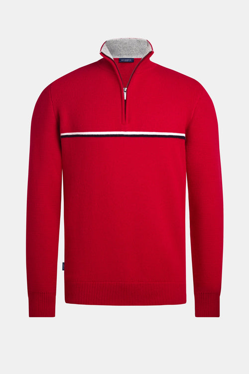 Red Devils * Der Retro Zip-Pullover