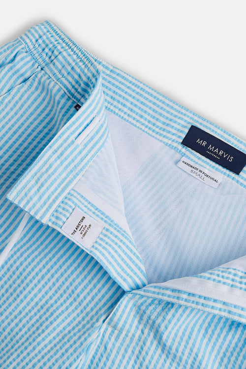 Aristons * Die Seersucker Badeshorts
